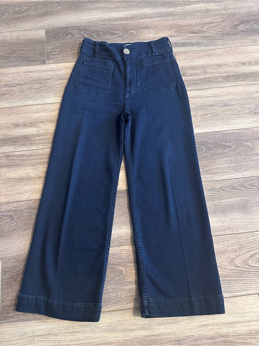 Colette Knit Crop High Rise Jeans